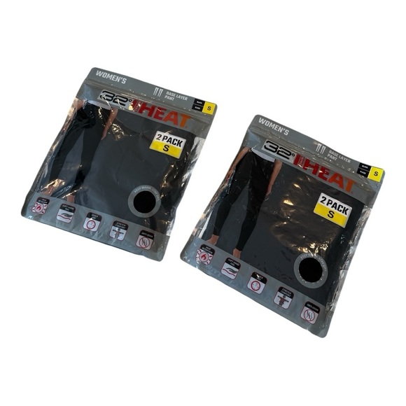 32 Degrees Black Moisture Wick Quick Dry Base Layer Pull On Pant Size SNIB 2pack - Picture 5 of 16